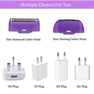Noorayn™Purple Epilator – آلة إزالة الشعر البنفسجية