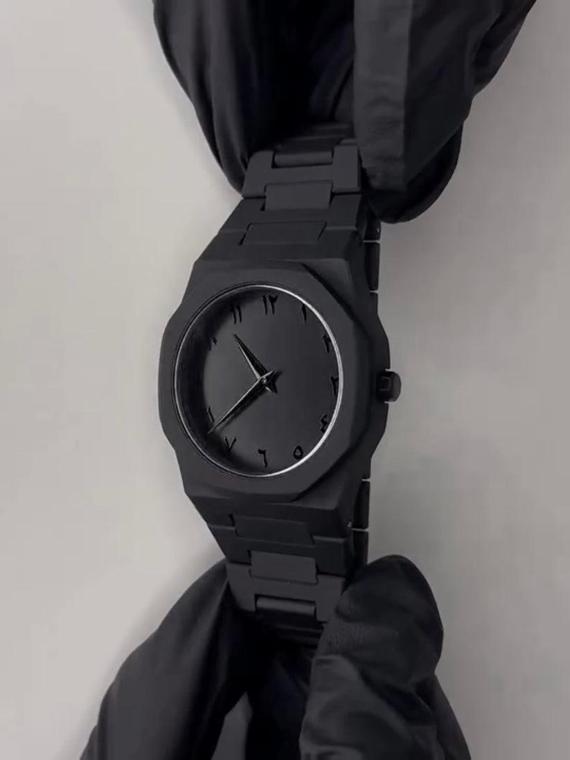Noorayn™Black Arabic Aura Watch