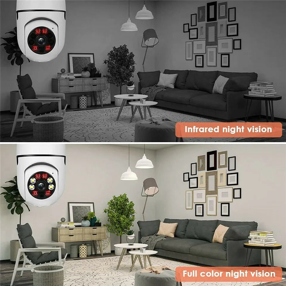 Noorayn™ Night Vision Wireless Bulb Camera