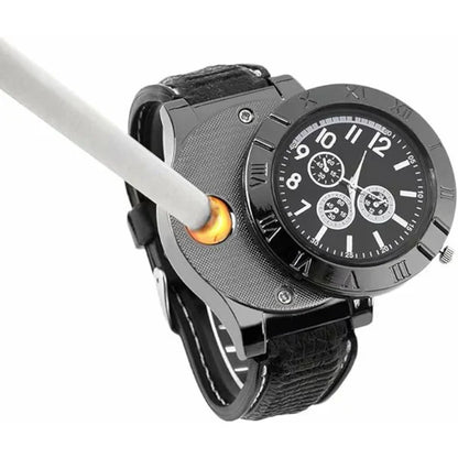 Noorayn™Men's Military USB Lighter Watch